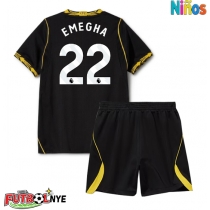 Camiseta Chelsea Emmanuel Emegha #22 Visitante Equipación para niños 2026-27 manga corta (+ pantalones cortos)